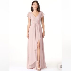 Azazie Blush Pink Wedding Guest/Bridemaid Dress